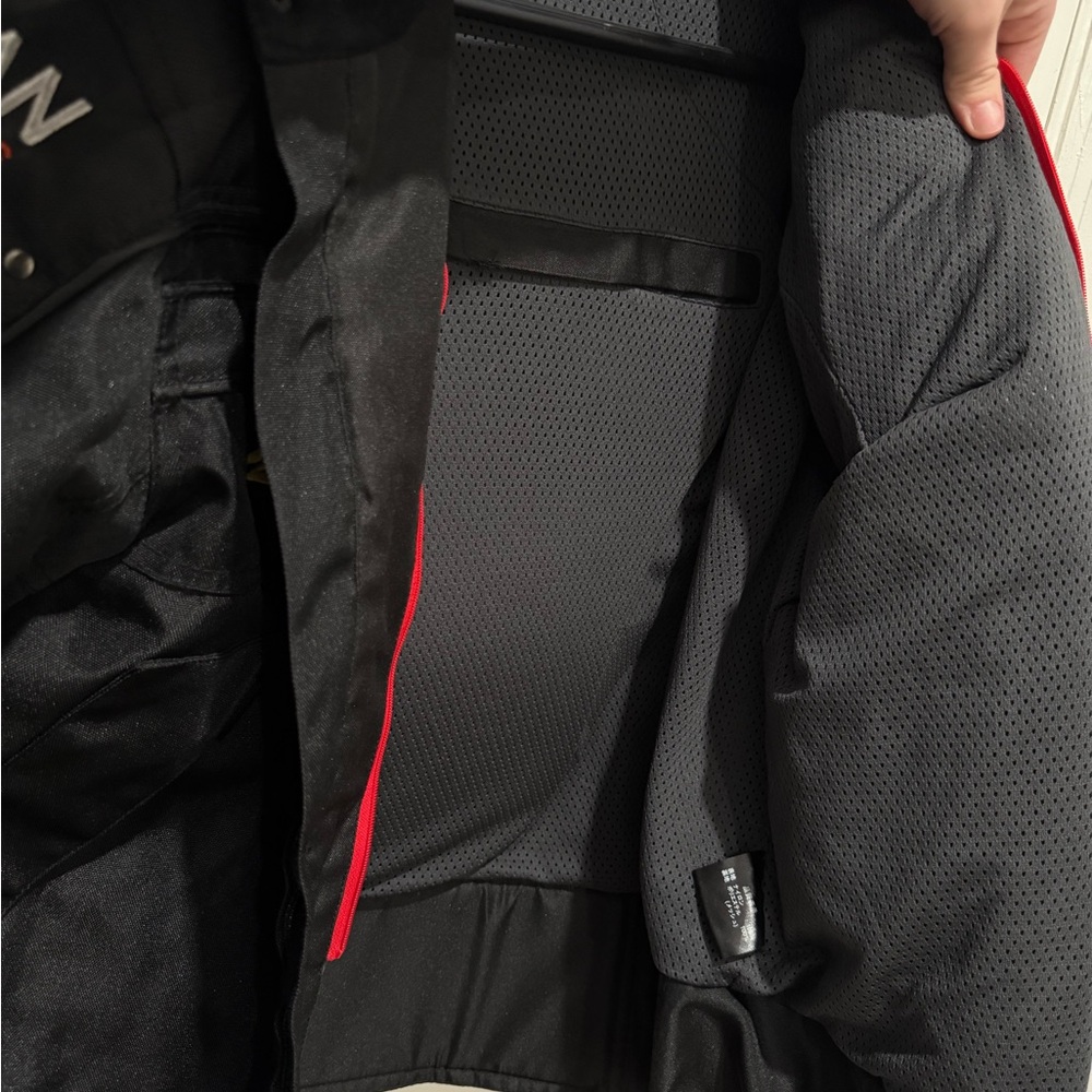 Black Performance Padded Motorcycle Jacket for Men - image 4